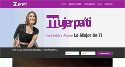 Desktop Screenshot of mujerpati.com